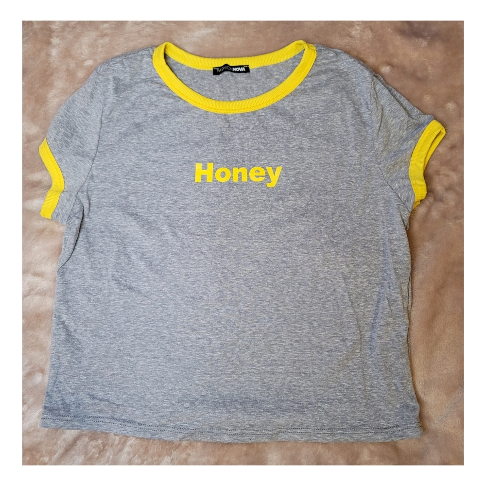 Honey Fashion Nova Crop Top